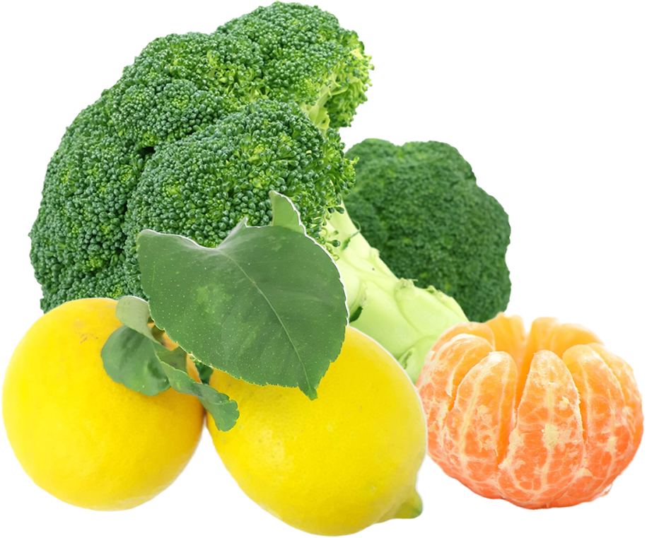 broccoli lemon mandarin broccoli lemon mandarin